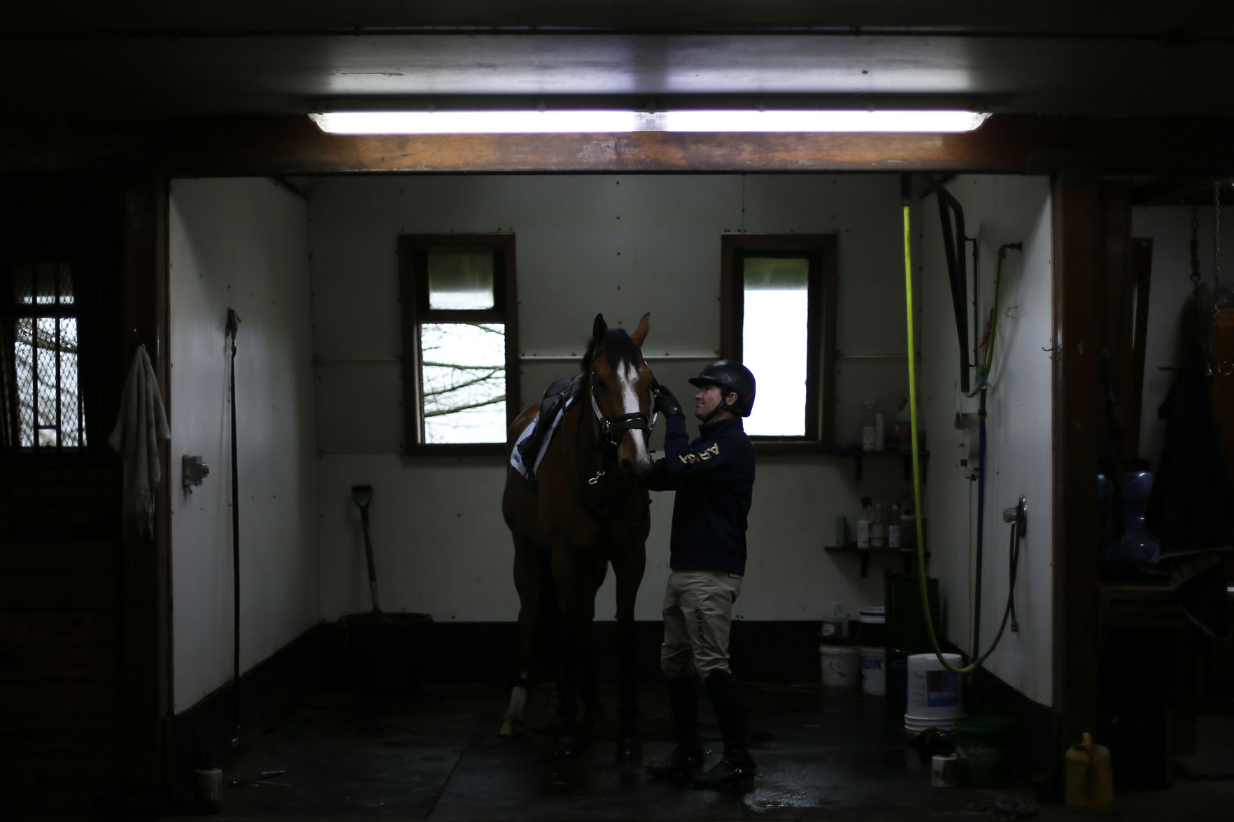 Virus Outbreak Olympic Equestrian Photo Gallery